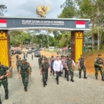 Pangdam XII/Tpr Kunjungi Pos Gabma Temajuk dan Telok Melano Pastikan Pengamanan Perbatasan