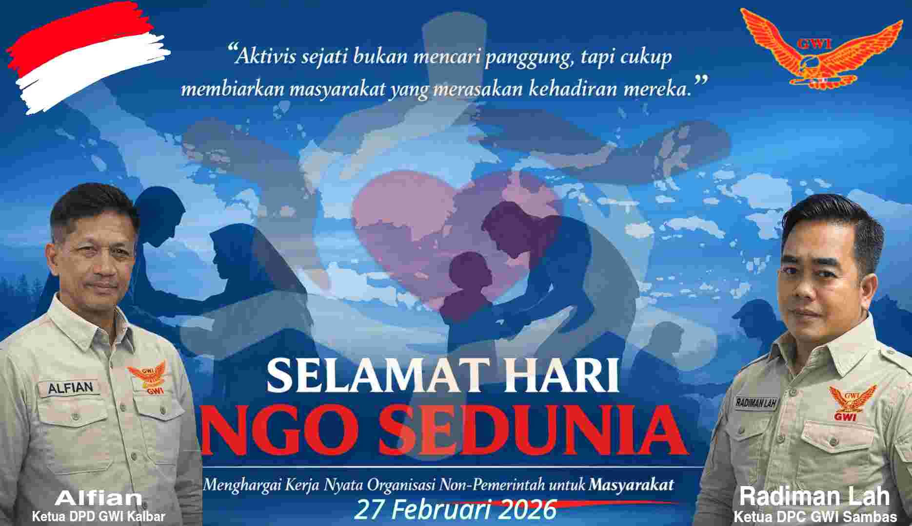 Hari NGO Sedunia, Momentum Menghargai Kerja Nyata Organisasi Non Pemerintah