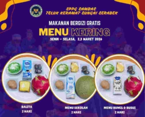 Di Tengah Sorotan MBG, Menu SPPG Sungai Serabek Tampilkan Buah Utuh dan Pengawasan Ahli Gizi