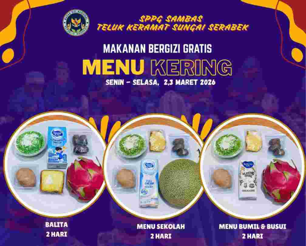Di Tengah Sorotan MBG, Menu SPPG Sungai Serabek Tampilkan Buah Utuh dan Pengawasan Ahli Gizi