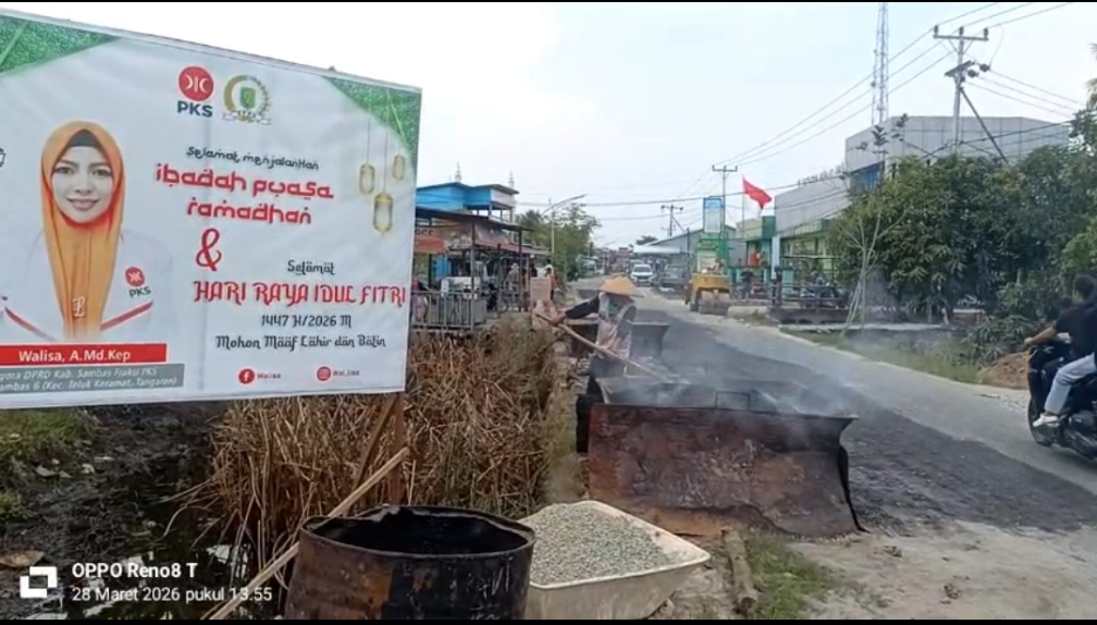Jalan Rusak dan Berlubang Viral di Media Sosial Legislator PKS, Walisa Buka Suara