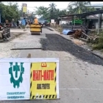 Usai Viral dan Makan Korban, Jalan Rusak di Simpang Empat Diperbaiki