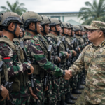 Bupati Sambas Lepas 450 Prajurit Yonif 645/GTY ke Papua