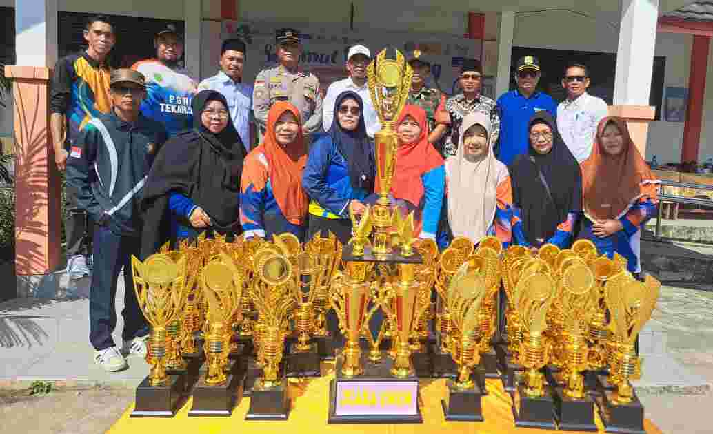 Babinsa Tekarang Hadiri Pembukaan O2SN Tingkat Sekolah Dasar