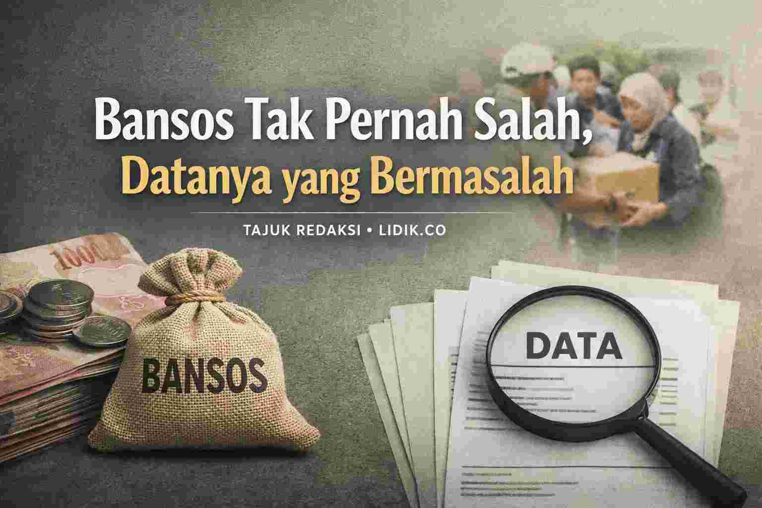 Bansos Tidak Salah Kadang Datanya Yang Bermasalah
