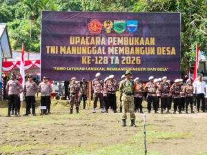 TMMD Ke-128 Sinergi TNI-Daerah Dorong Percepatan Pembangunan di Tanah Rubuh