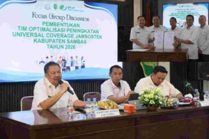 Sekda Sambas Hadiri FGD di Kejaksaan Negeri Sambas