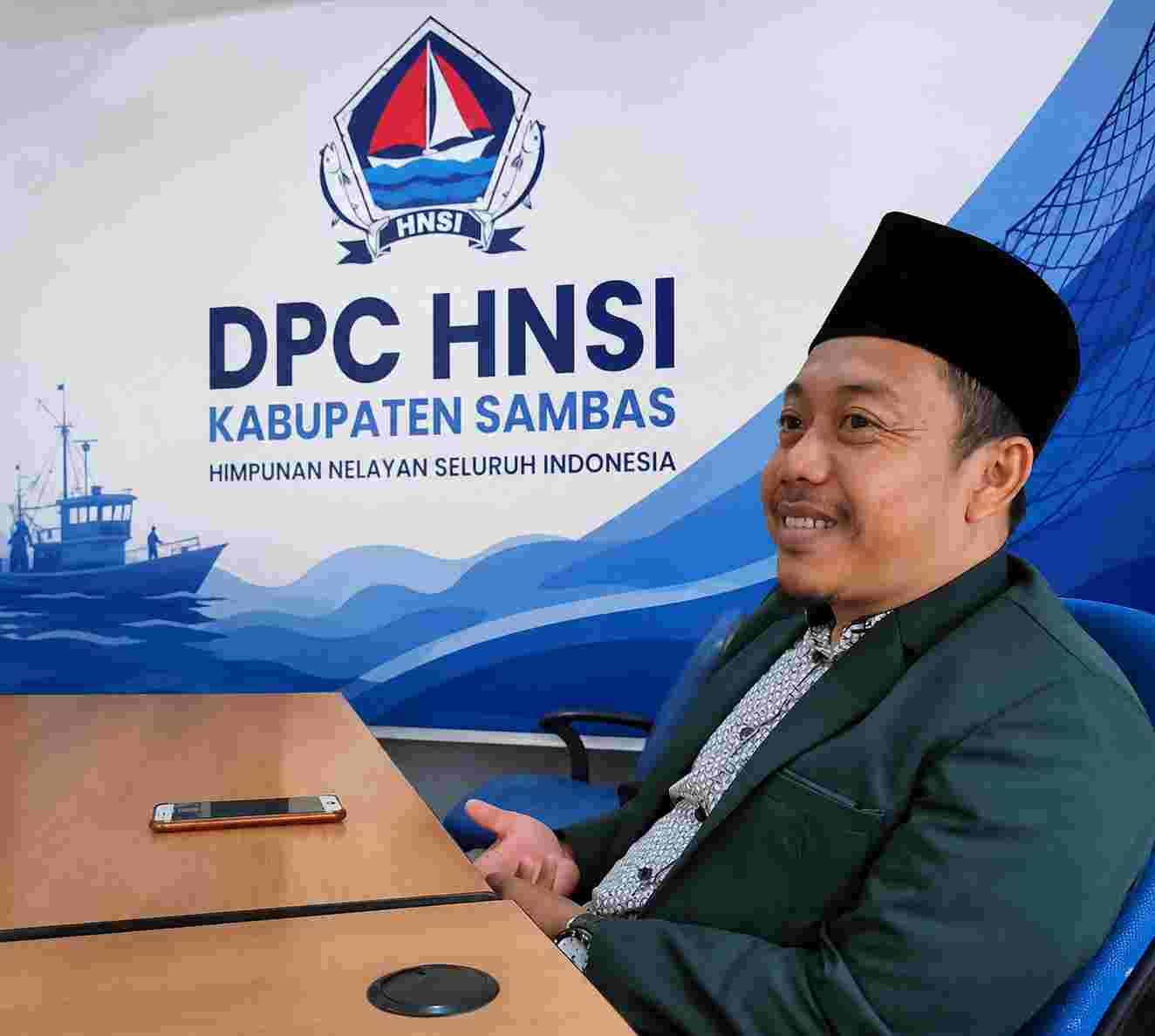 Erwin Johana Harap HNSI Jadi Mitra Strategis Perjuangkan Kesejahteraan Nelayan Sambas