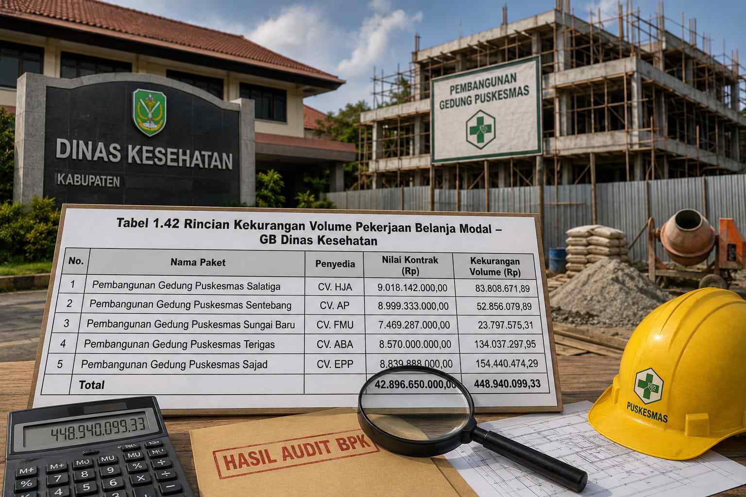 MKFNI Kalbar Soroti Tindak Lanjut Temuan BPK pada Pembangunan Gedung Puskesmas di Sambas