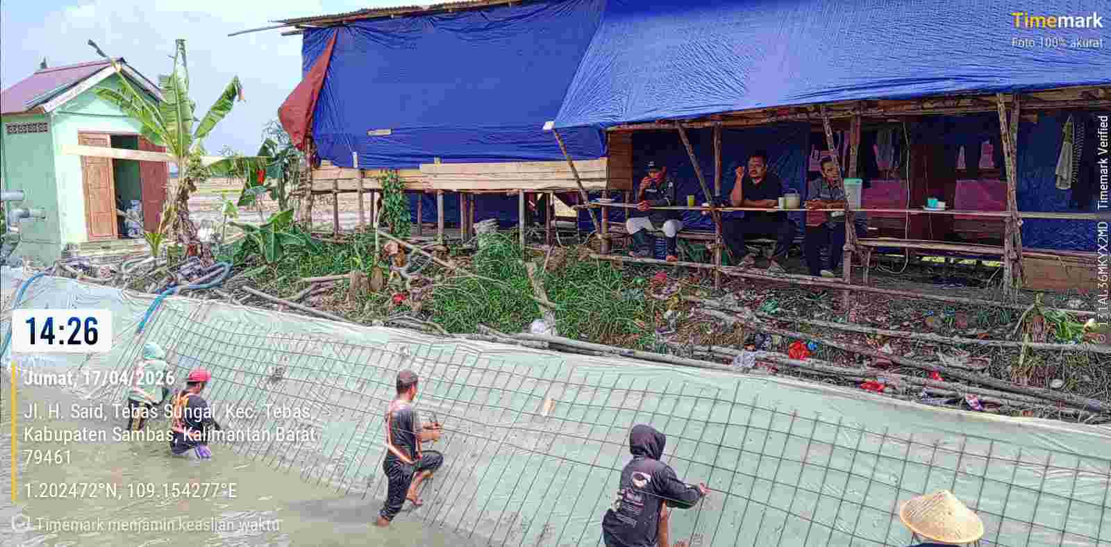 Proyek Irigasi Rawa Tebas Rp22,7 Miliar Disorot INPEST, Material Kayu, Mutu Pekerjaan dan K3 Dipertanyakan