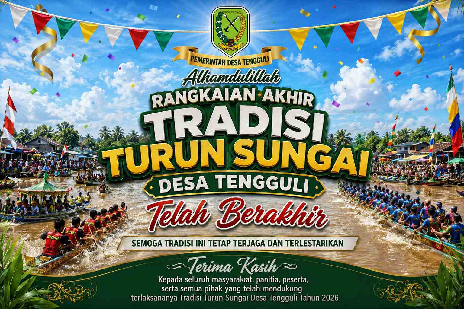 Tradisi Turun Sungai Tengguli, Warisan Budaya yang Terus Hidup