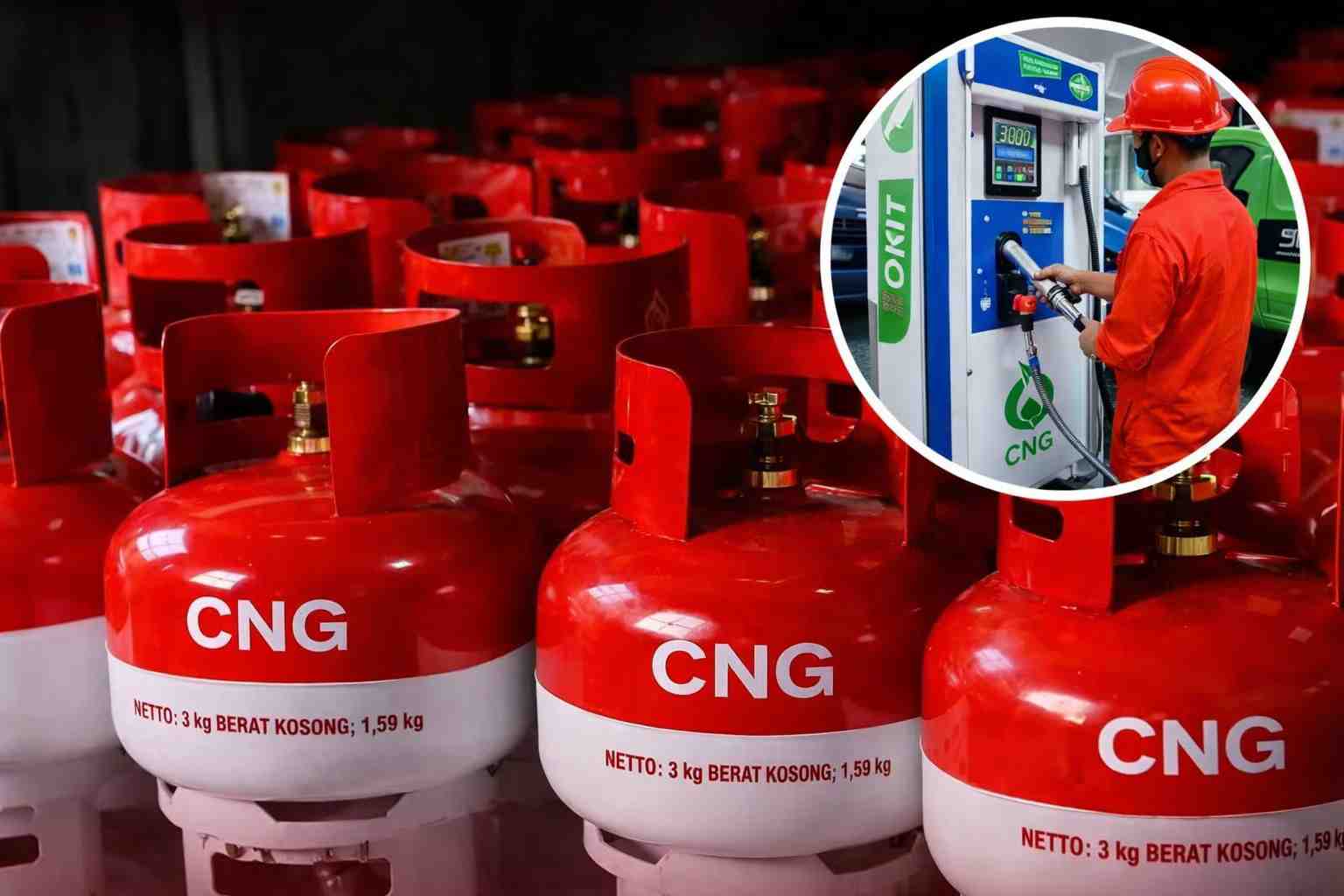 Prototipe Tabung CNG 3 Kg Didatangkan dari China, Pemerintah Targetkan Uji Coba Juli Ini