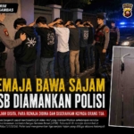 Bikin Resah Pengendara, 18 Remaja Bawa Sajam di JSSB Diamankan Polisi