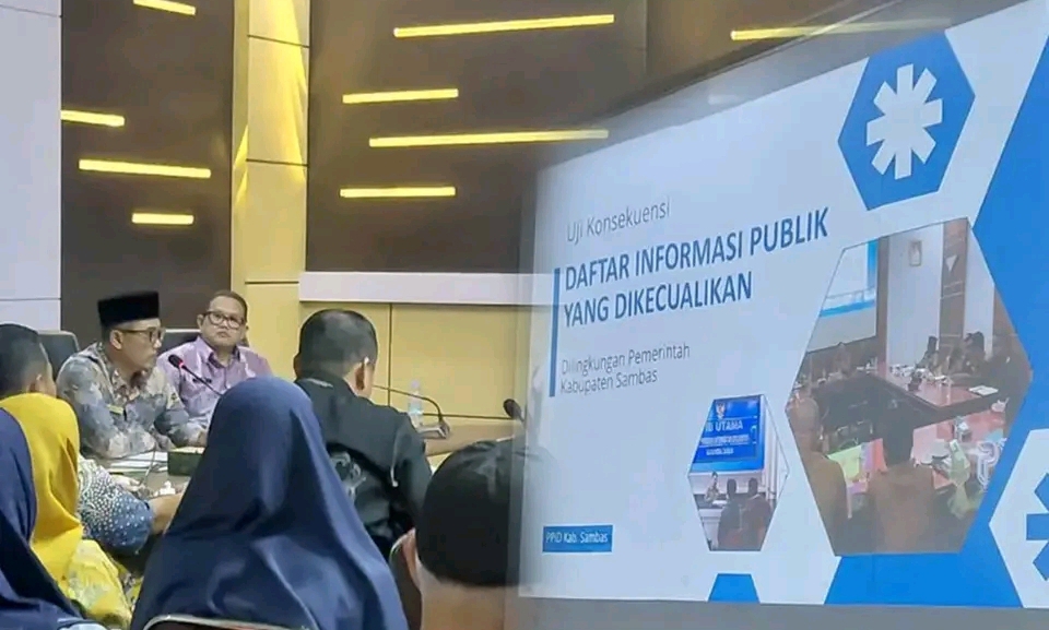 Pemkab Sambas Bahas Informasi Publik yang Dikecualikan