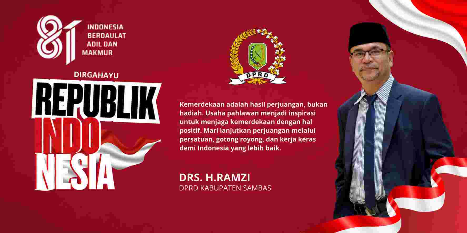 DPRD Sambas Drs Ramzi