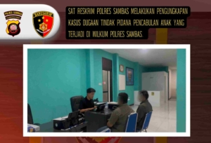 Polres Sambas Tetapkan RY sebagai Tersangka Dugaan Pencabulan Anak di Selakau