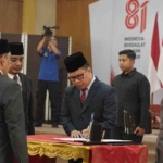 Rachmad Robbi Resmi Dilantik Jadi Sekda Sambas, Bupati Tekankan Lima Hal