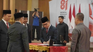 Rachmad Robbi Resmi Dilantik Jadi Sekda Sambas, Bupati Tekankan Lima Hal