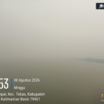 Siang Hari Kabut Asap Masih Tebal, Jarak Pandang di Sejumlah Wilayah Sambas Kurang dari 3 Kilometer