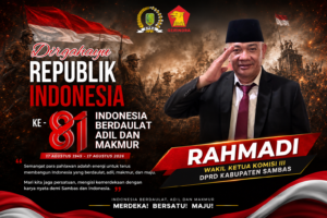 Galeri HUT ke-81 RI versi DPRD Sambas Rahmadi