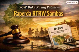 Sikapi Raperda RTRW Sambas SGW Wacanakan Diskusi Publik 
