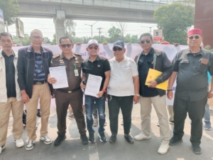 PST Aksi Damai di Kejati Sumsel Minta Tuntaskan Kasus Dugaan Korupsi Jasa Pandu Kapal Sungai Lalan