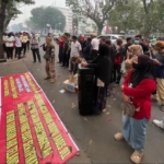 Mafia Tanah Semakin Merajalela,Petani Jadi Korban,Ratusan Massa LSM Gempita Gelar Aksi di BPN dan Polda Sumsel